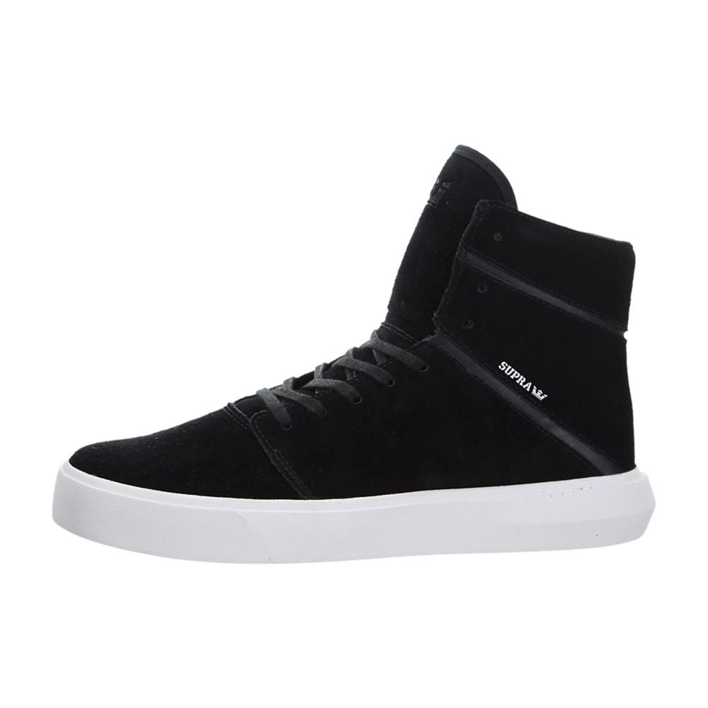 Chaussures de Skate Supra Camino Noir Black/White Homme | BLS-92716445